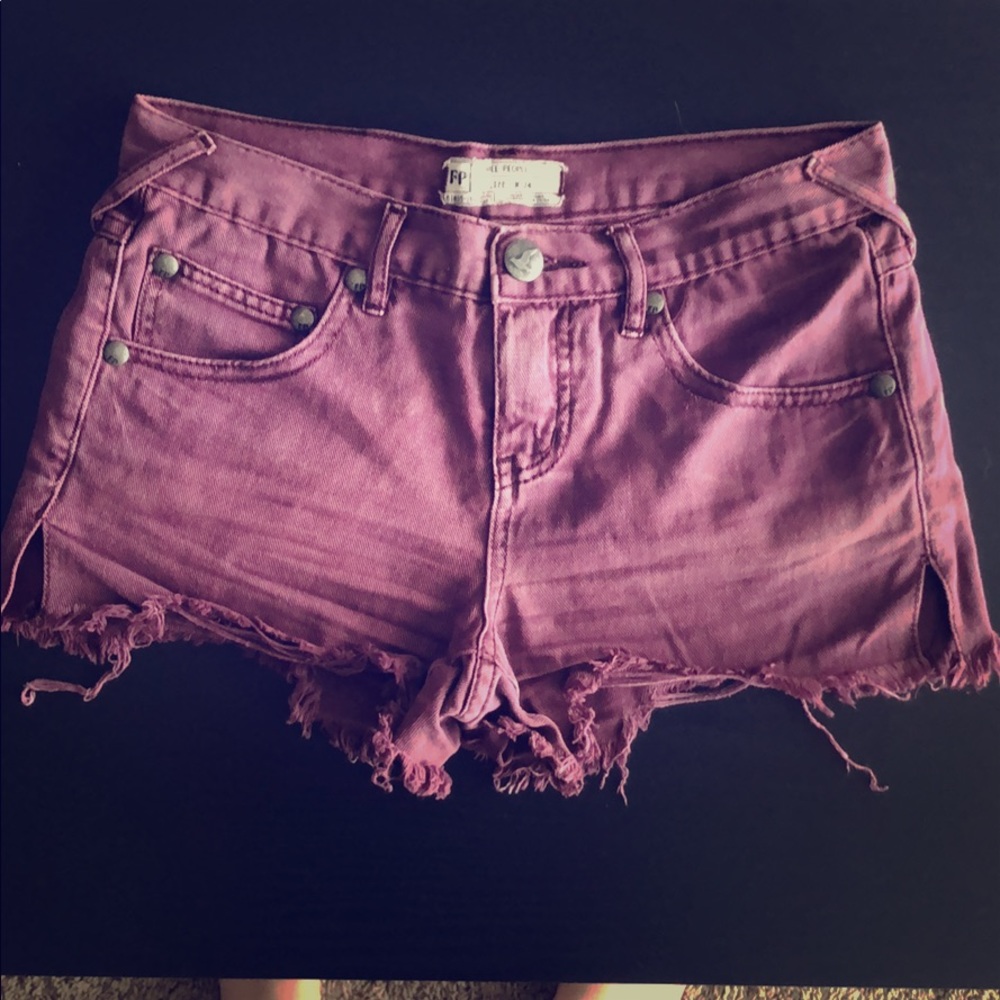 Free People Purple Shorts (24)
